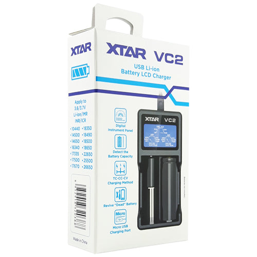 XTAR VC2 USB Charger | BatteryDivision