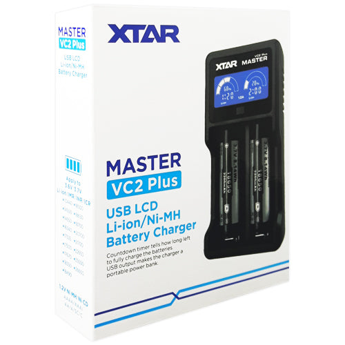 XTAR MASTER VC2 PLUS USB Charger | BatteryDivision