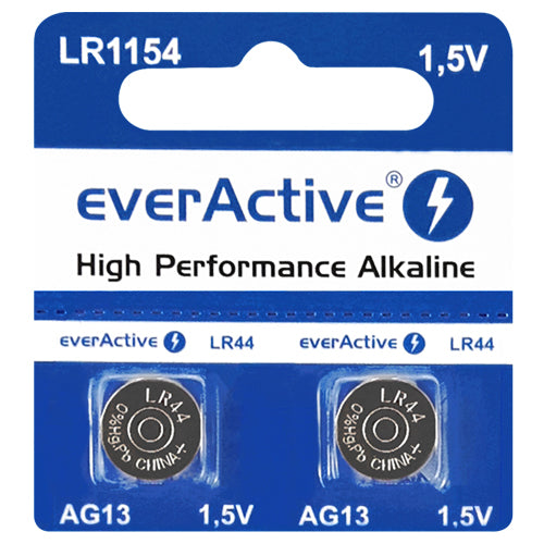 everActive Alkaline LR1154 AG13 1.5V Electronics Batteries - 2 Pack