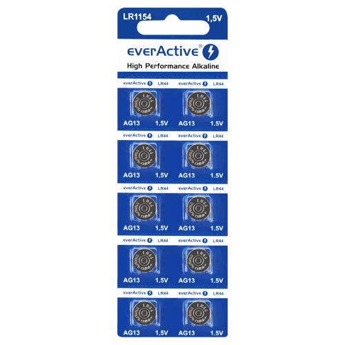 everActive Alkaline LR1154 AG13 1.5V Electronics Batteries - 2 Pack