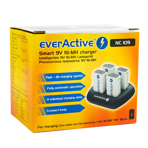 everActive LC-2100 Professional charger for Li-ion batteries 18 26500 LCD